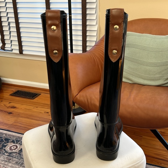 Coach Rubber Knee High Rainboots - Picture 2 of 7